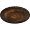 Ekena Millwork Nexus Ceiling Medallion (Fits Canopies up to 2 3/4"), Hand-Painted Rust, 30"OD x 1 1/4"P CM30NERUS - alternate 3
